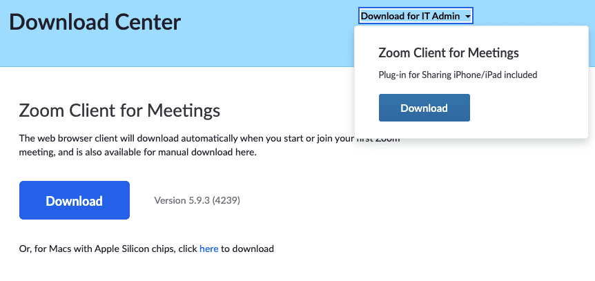 Mass-deploying preconfigured settings for Mac in zoom App