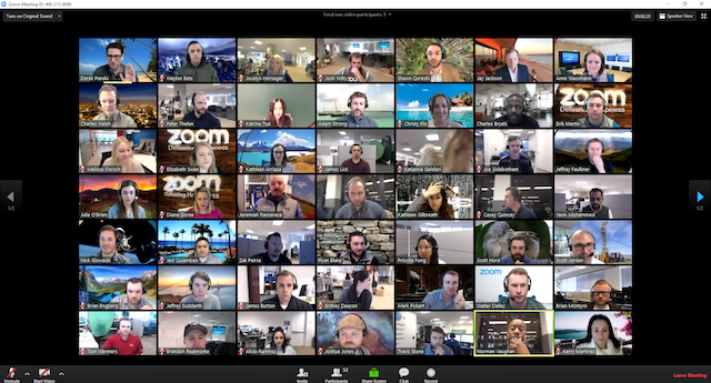 Hosting large meetings in zoom App