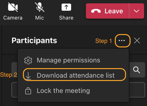  How to View and download meeting attendance reports in Microsoft Teams