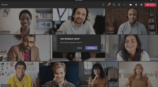  How to Join a breakout room In Microsoft Teams