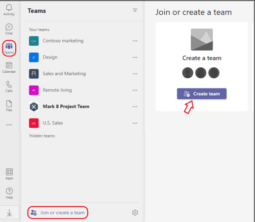 How to Create a teams from scratch in Microsoft Teams