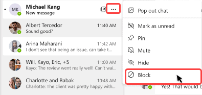 How to Block or unblock people outside your org in Microsoft Teams