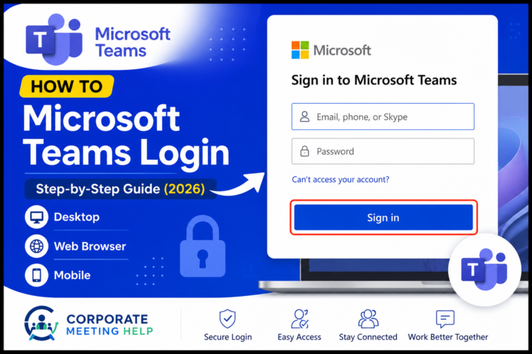How to Log in to Microsoft Teams (Desktop, Web & Mobile)
